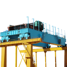 CE/GOST Certificated Double Girder Overhead Traveling Crane With Cabin